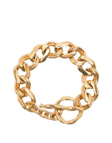 [명품] 26SS 생로랑 팔찌 845620 Y1500 8060 BRASS GOLD DOM