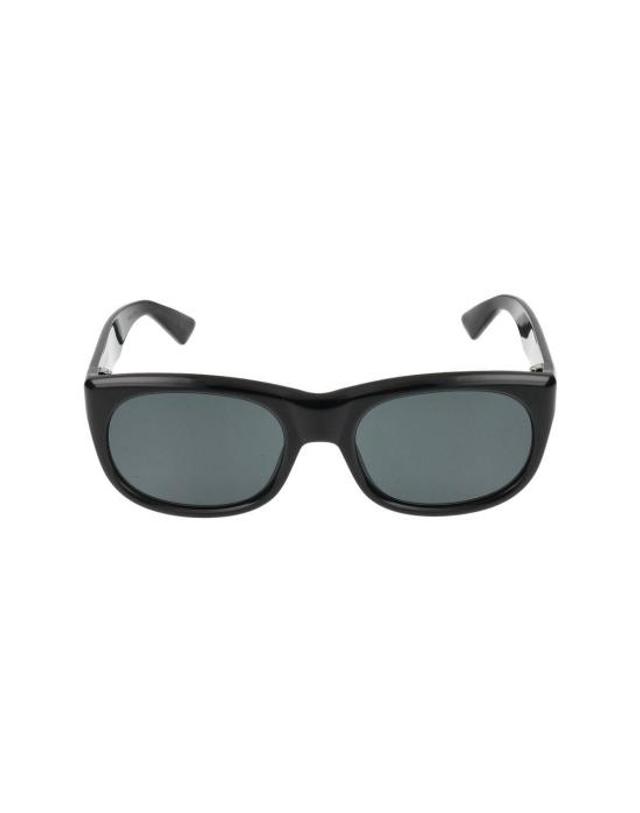 생 로랑 생로랑 여성 블랙 오벌 선글라스 SL 815 ROMY 001 BLACK BLACK BLACK BPG 착용컷