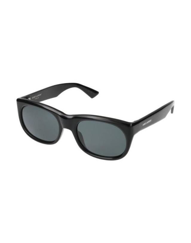 생 로랑 생로랑 여성 블랙 오벌 선글라스 SL 815 ROMY 001 BLACK BLACK BLACK BPG 착용컷