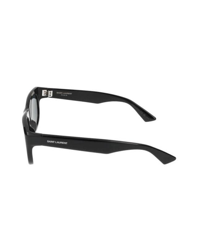 생 로랑 생로랑 여성 블랙 오벌 선글라스 SL 815 ROMY 001 BLACK BLACK BLACK BPG 착용컷