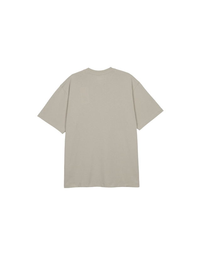 단톤 단톤 남성 포켓 반팔 티셔츠 그레이지 DT-C0198-GRGE 베이지 착용컷