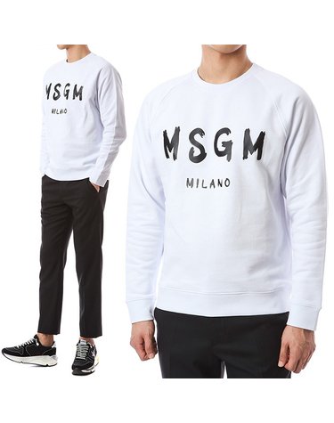 MSGM 시그니처 밀라노 로고페인팅 맨투맨/2940MM104 207599 01
