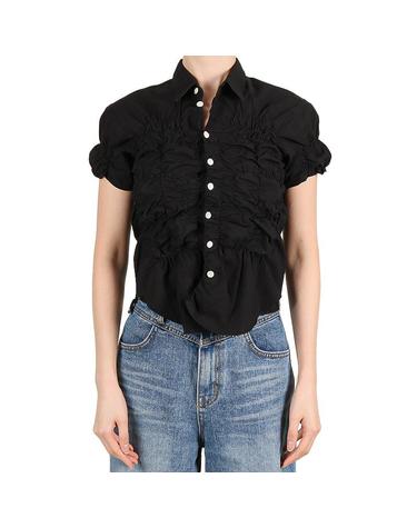 기마구아스 26SS 여성 론 셔츠 블랙 RWS2527146 01