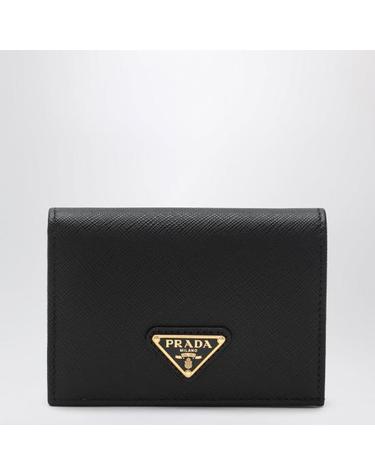 [명품] 26FW 프라다 사피아노 트라이앵글 로고 반지갑 1MV021 QHH F0632 BLACK DOM