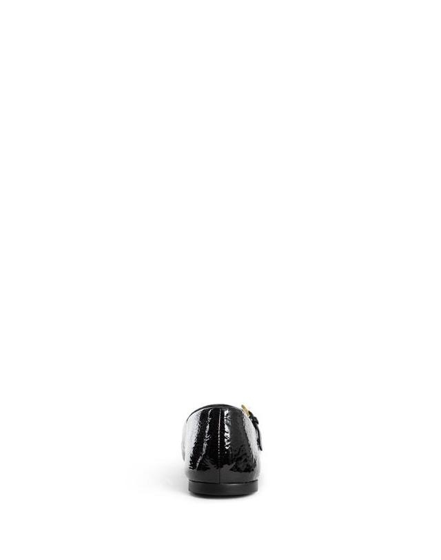 프라다 [명품] 26FW 프라다 플랫 슈즈 1F793N H27 F0002 BLACK DOM 착용컷