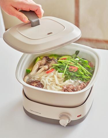 레꼴뜨 멀티쿠커 까레 분리형 찜기 라면포트 전기냄비 후라이팬 샤브샤브 전골 냄비