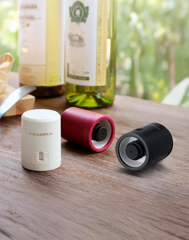 레꼴뜨 레꼴뜨 진공 뚜껑 와인 스토퍼 와인마개 날짜표시 착용컷