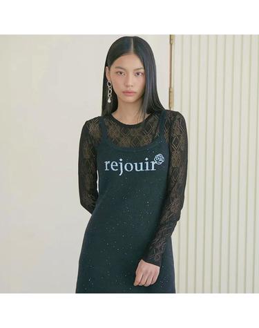[에고이스트] [BLUE LABEL] 시스루 조직 변형 라운드넥 풀오버 (ER1KL160-T)