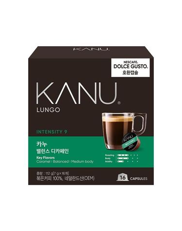[보리보리]  돌체구스토 호환캡슐 밸런스디카페인 112g