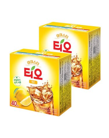 [보리보리]  아이스티 티오 레몬 40T 2개