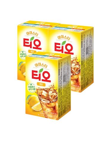 [보리보리]  아이스티 티오 레몬 18T 3개
