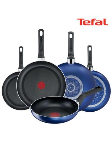 [테팔] 팬&냄비 PTFE 미드나잇 블루 5종세트 (프라이팬 20cm+24cm+26cm+28cm+볶음팬 28cm)