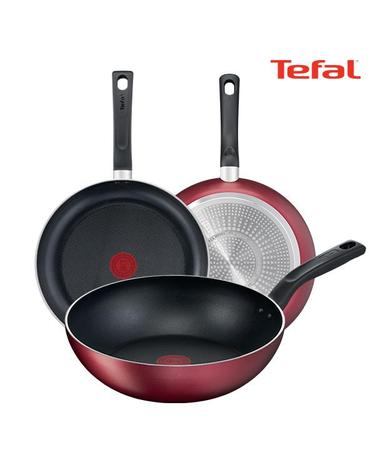 [테팔] 어반 로즈 IH 인덕션 3종세트 (프라이팬 22cm+24cm+볶음팬 28cm)