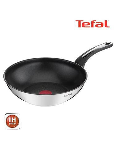 [테팔] 팬&냄비 인덕션 스테인리스 스틸 뉴 이모션 볶음팬 28cm