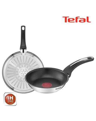 [테팔] 팬&냄비 인덕션 스테인리스 스틸 뉴 이모션 2종세트 (프라이팬 18cm+24cm)