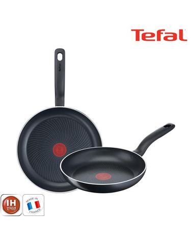 [테팔] 팬&냄비 인덕션 스타트이지 2종세트 (프라이팬 24cm+28cm)