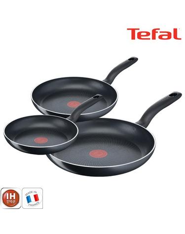 [테팔] 팬&냄비 인덕션 스타트이지 3종세트 (프라이팬 24cm+28cm+32cm)