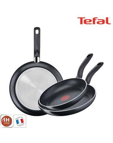 [테팔] 팬&냄비 인덕션 스타트이지 3종세트 (프라이팬 24cm+28cm+30cm)