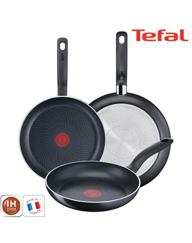 [테팔] 팬&냄비 인덕션 스타트이지 3종세트 (프라이팬 24cm+30cm+32cm)
