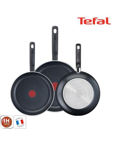 [테팔] 팬&냄비 인덕션 스타트이지 3종세트 (프라이팬 28cm+32cm+볶음팬 28cm)