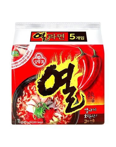 [보리보리]  열라면 120g 5봉