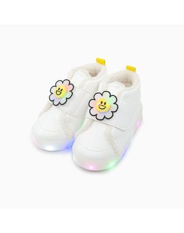 [보리보리] 폼폼데이지LED털운동화