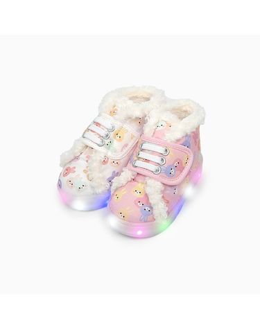 [보리보리] 폼폼윈터래빗LED털운동화