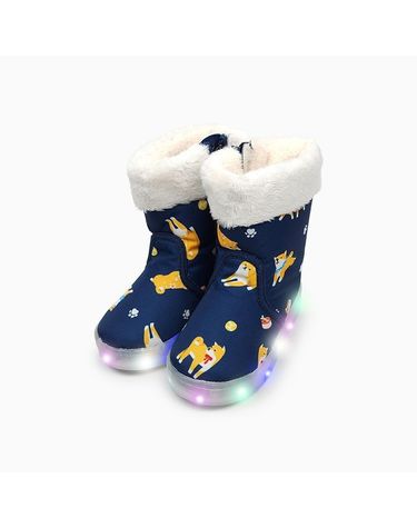 [보리보리] 몽몽시바LED털부츠