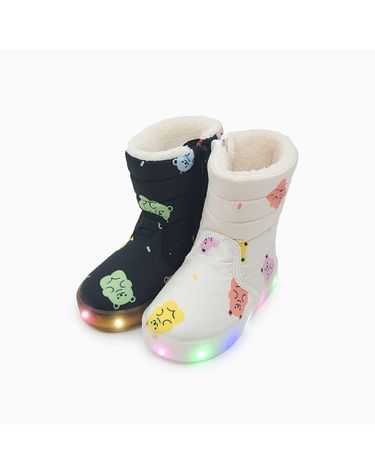 [보리보리] 젤리곰LED털부츠