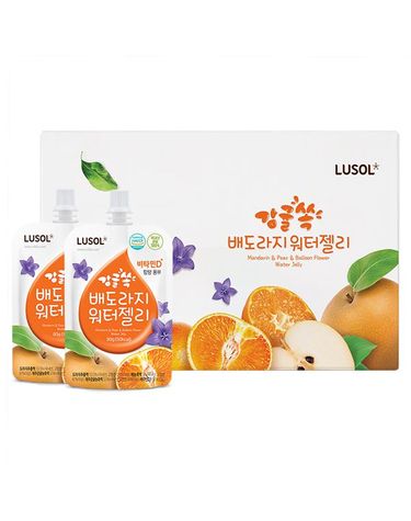 [보리보리] 감귤쏙 배도라지 워터젤리 10팩 선물박스