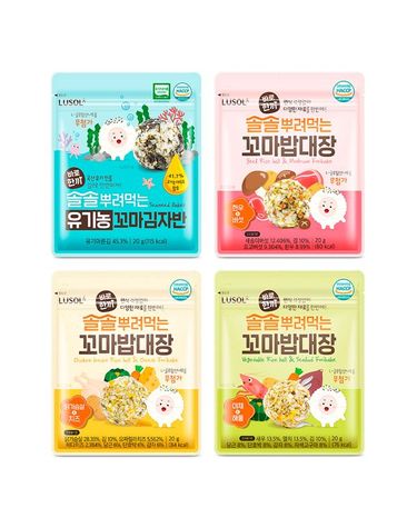 [보리보리] 바로한끼 솔솔 뿌려먹는 꼬마밥대장/김자반 4종 택1 2팩