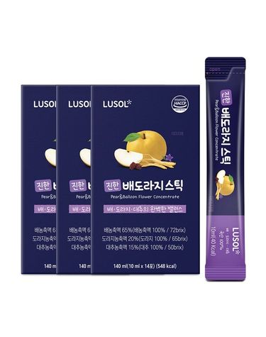 [보리보리] 진한 배도라지스틱 3박스 14포3박스