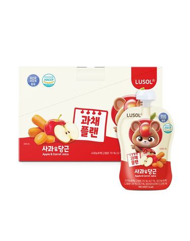[보리보리] 과채플랜 사과당근 1박스 20포