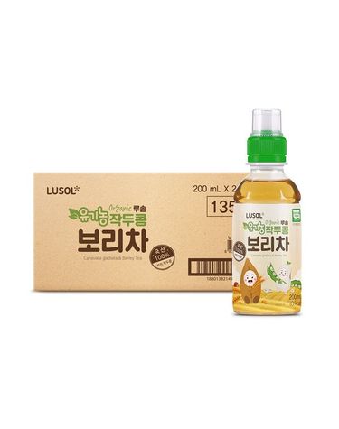 [보리보리] 유기농 작두콩 보리차 1박스+10개  34병 x 200ml