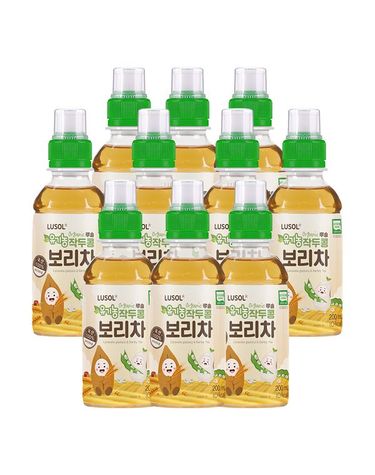 [보리보리]  유기농 작두콩 보리차 10병  1병 200ml