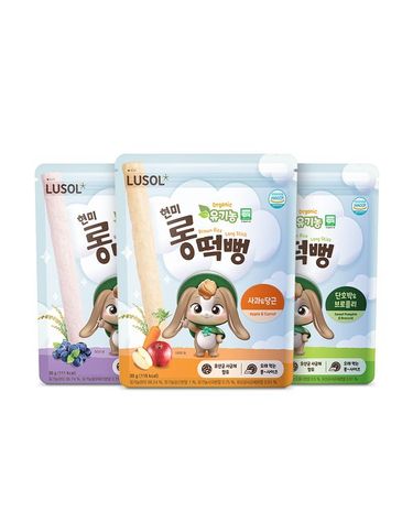 [보리보리]  유기농 현미롱떡뻥 3종 6봉