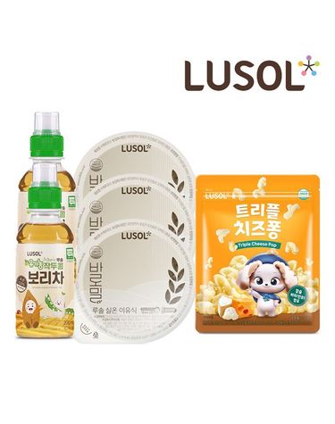 [보리보리]  TO GO 체험팩실온이유식 3팩+작콩페2+요거퐁or치즈퐁 1봉