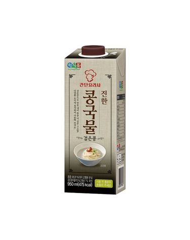 [보리보리] 정식품 간단요리사 진한 콩국물 검은콩 950mlx12팩