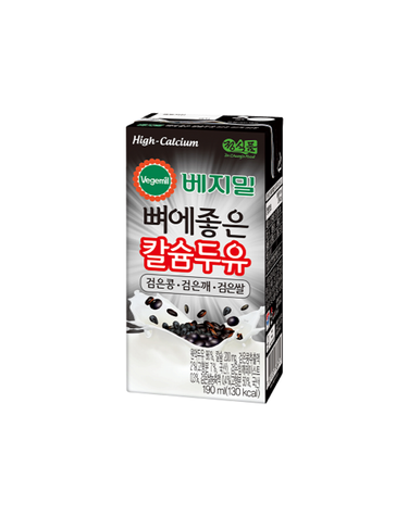 [보리보리]  뼈에좋은 칼슘 두유 검은콩깨쌀 190mlx32팩