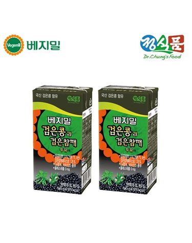 [보리보리]  검은콩과 검은참깨 190mlx80팩