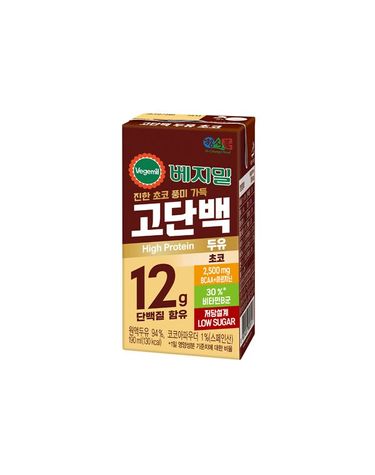 [보리보리]  고단백두유 초코 190mlx16팩x4박스 64팩