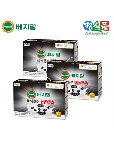 [보리보리]  뼈에좋은 칼슘 두유 검은콩 190mlx72팩