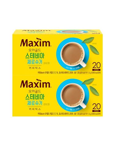 [보리보리]  모카골드 스테비아 제로슈거 20T 2개