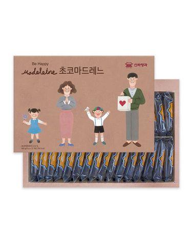 [보리보리] 초코 마드레느 32개입 선물용쇼핑백