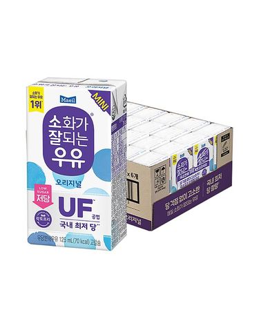 [보리보리] 매일 소화가 잘되는 우유 미니 125ml 24팩