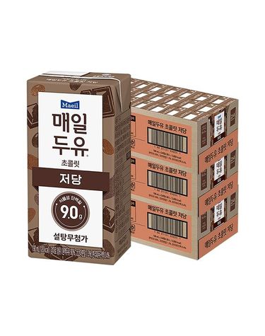 [보리보리] 매일두유 초콜릿 저당 190ml 72팩