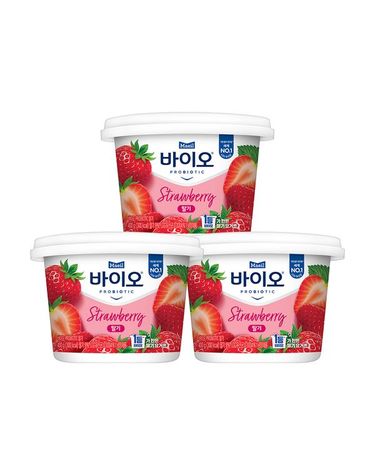 [보리보리] 매일 바이오 프로바이오틱 딸기 400g 3개