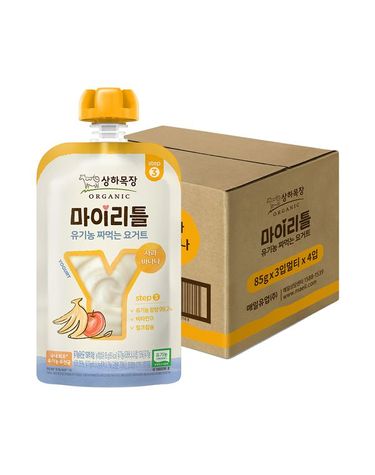 [보리보리] 상하목장 마이리틀 사과바나나 85g 12팩