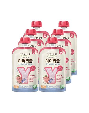 [보리보리] 상하목장 마이리틀 딸기블루베리 85g 6팩
