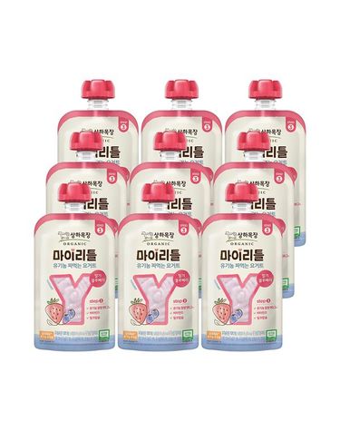 [보리보리] 상하목장 마이리틀 딸기블루베리 85g 9팩
